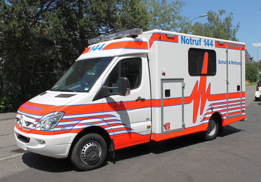 スイスの救急車