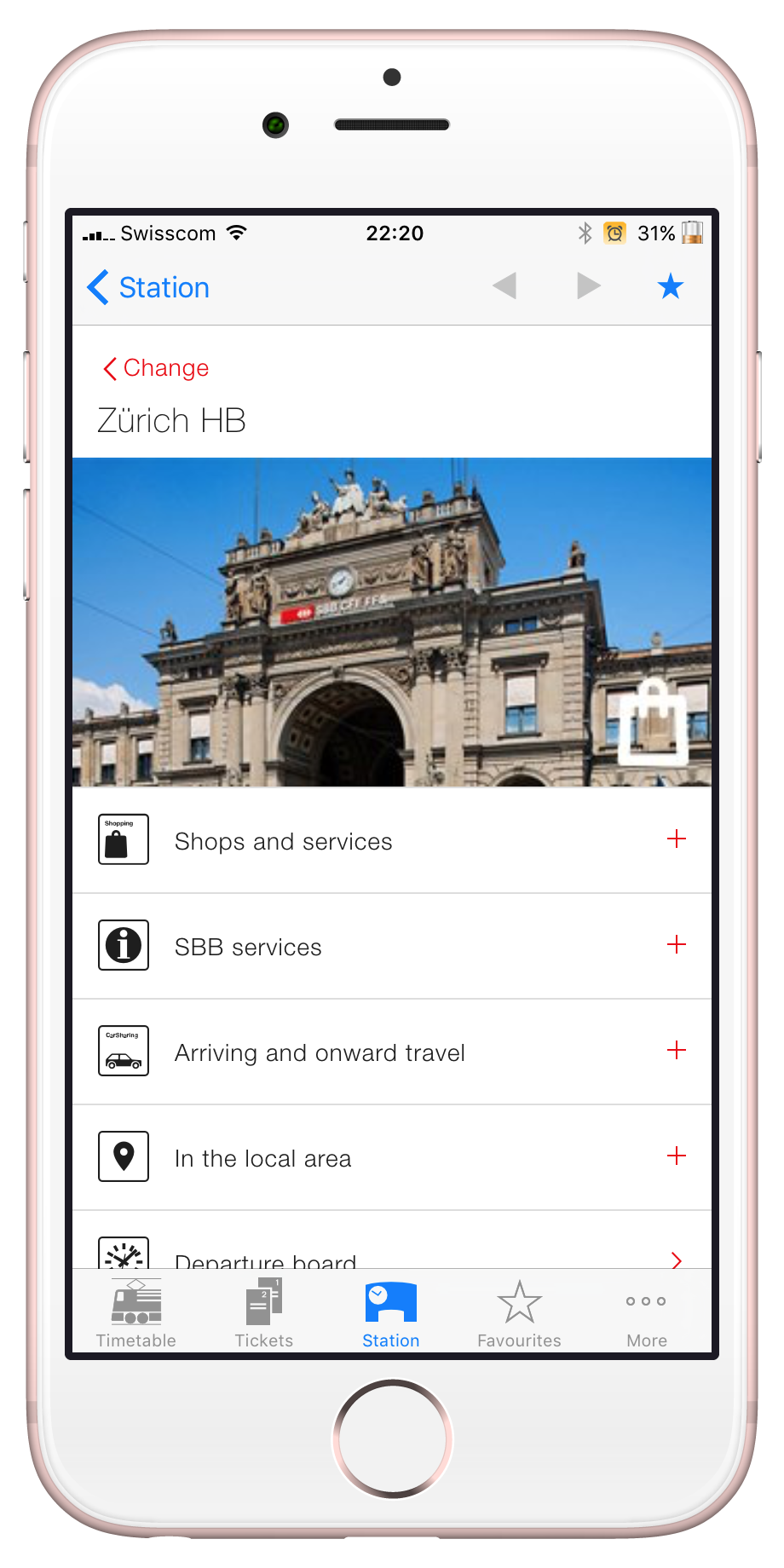 SBB Mobile App