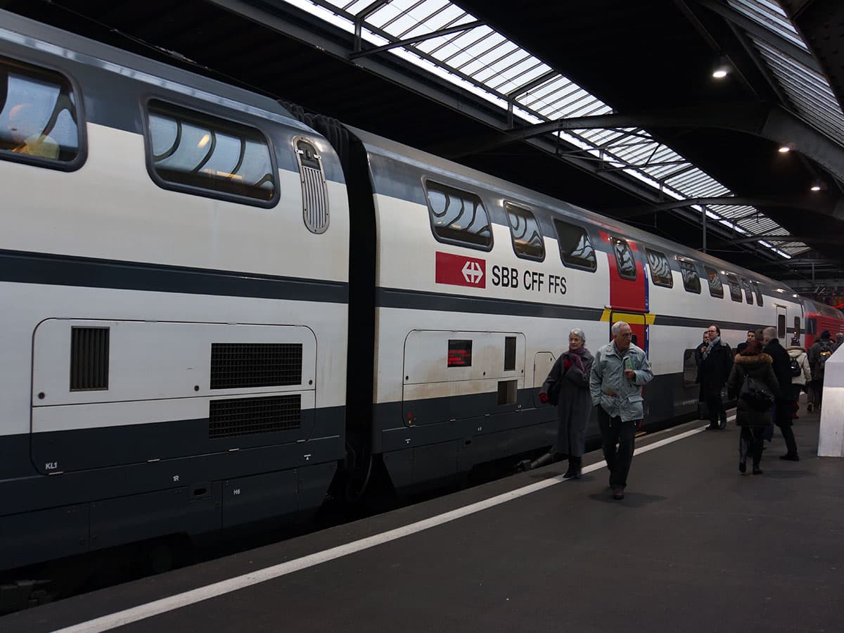 スイス国鉄の列車